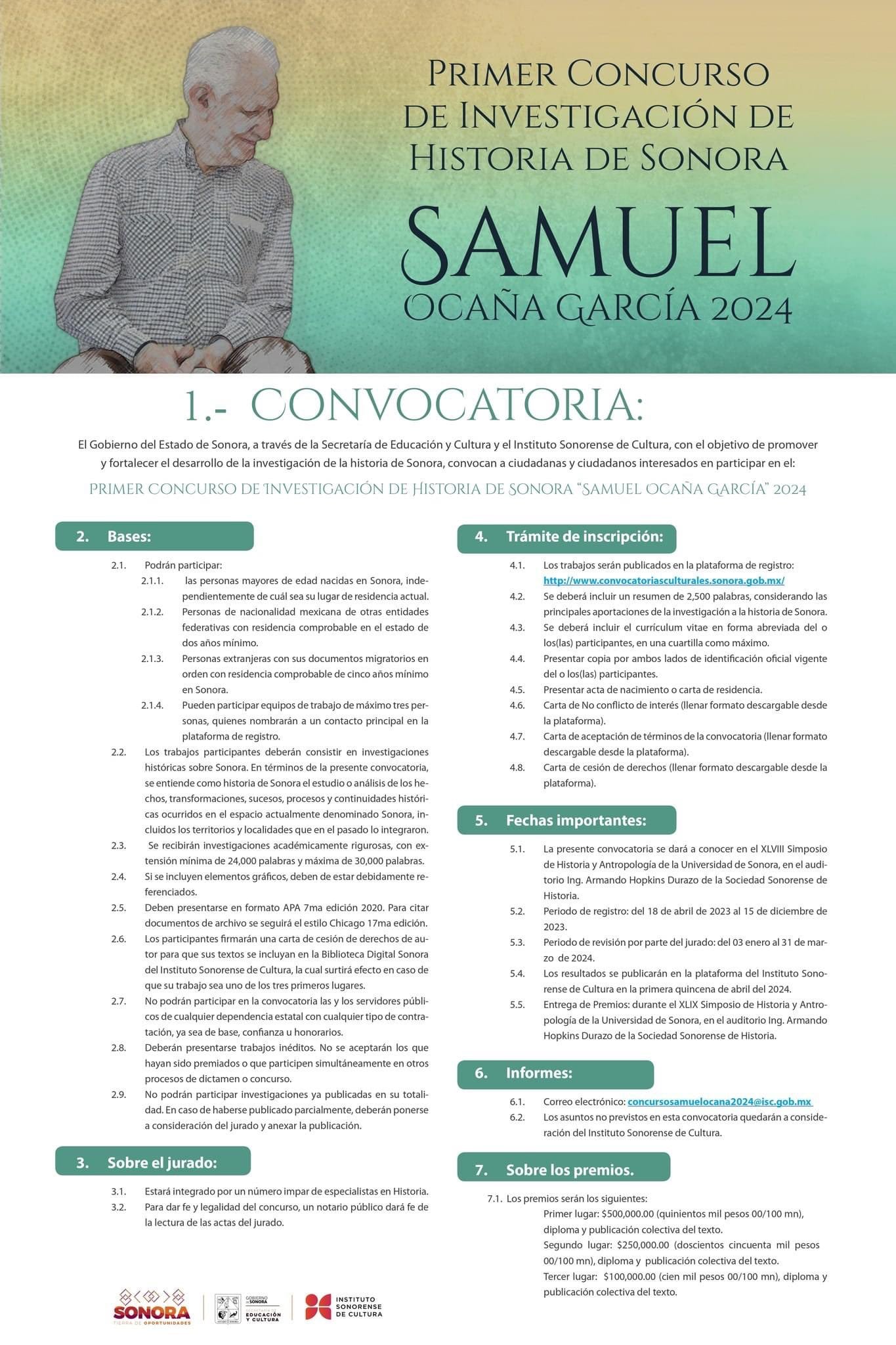 Primer Concurso de Investigación de Historia de Sonora