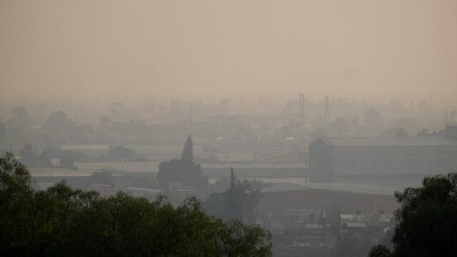 La vista de la capital desde el Cerro de la Estrella este 12 de mayo.