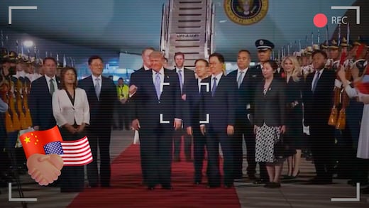 Trump inicia visita a China con líderes tecnológicos de Estados Unidos