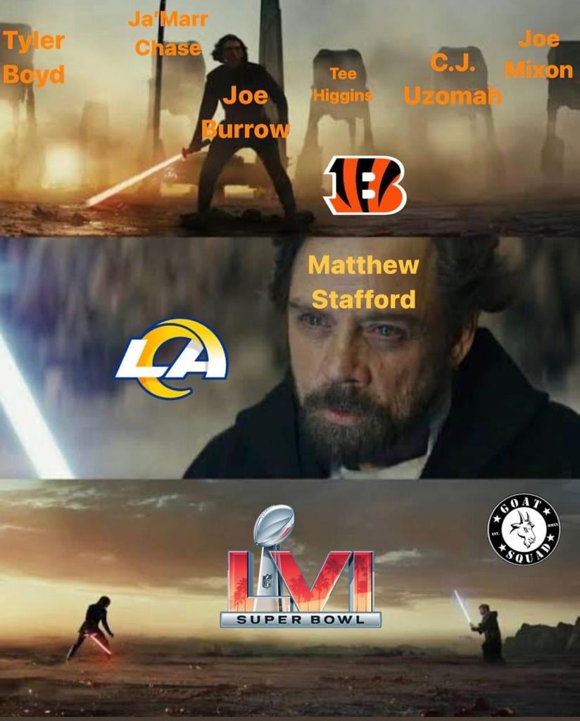 Meme Bengals vs Rams