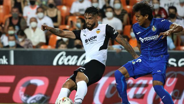 José Juan Macías jugó su primer partido oficial con el Getafe CF