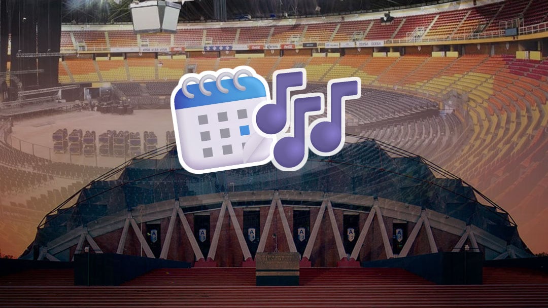 Calendario conciertos en el Palacio de los Deportes 2025