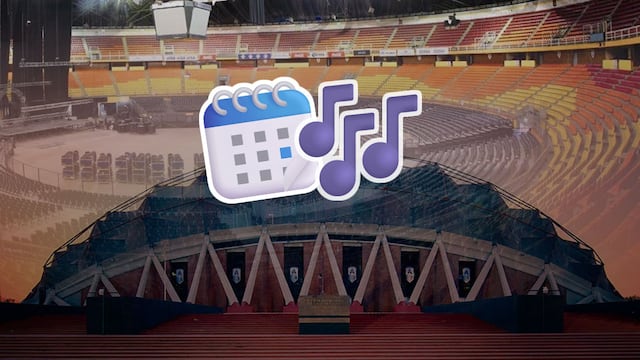Calendario conciertos en el Palacio de los Deportes 2025