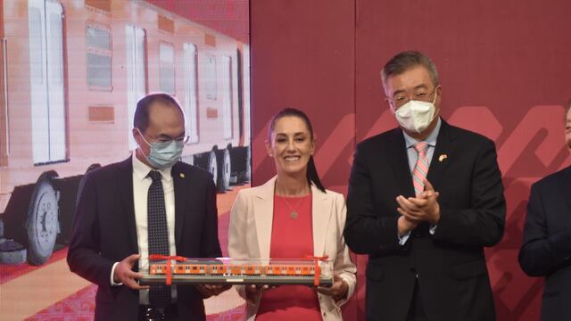 Claudia Sheinbaum anuncia salida del primer tren para la Línea 1 del Metro desde China