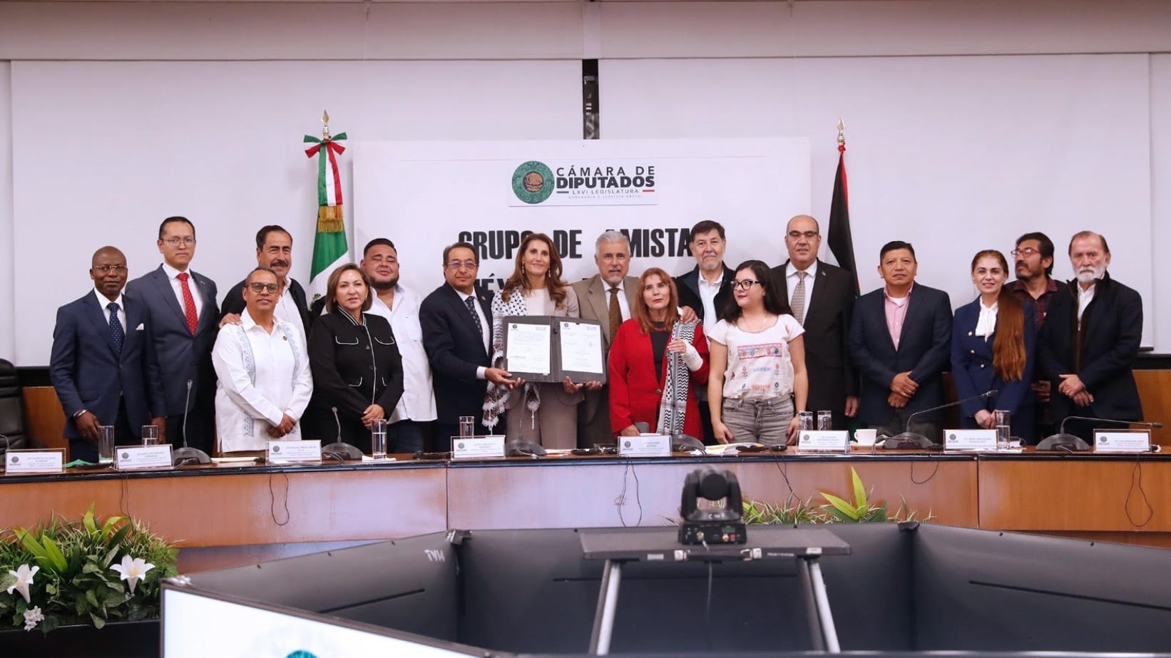 Congreso: Se instala Grupo de Amistad México-Palestina por el derecho a existir de Gaza
