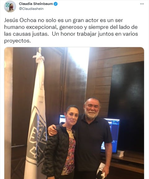 Claudia Sheinbaum y Jesús Ochoa