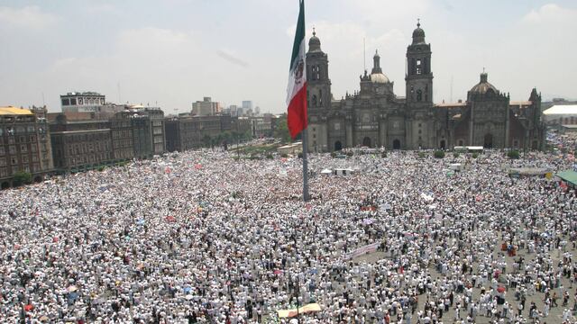 Marcha inseguridad Zócalo