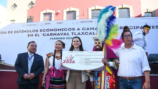 Gobierno de Tlaxcala entrega 5 millones de pesos a camadas para preservar el Carnaval Tlaxcala 2026