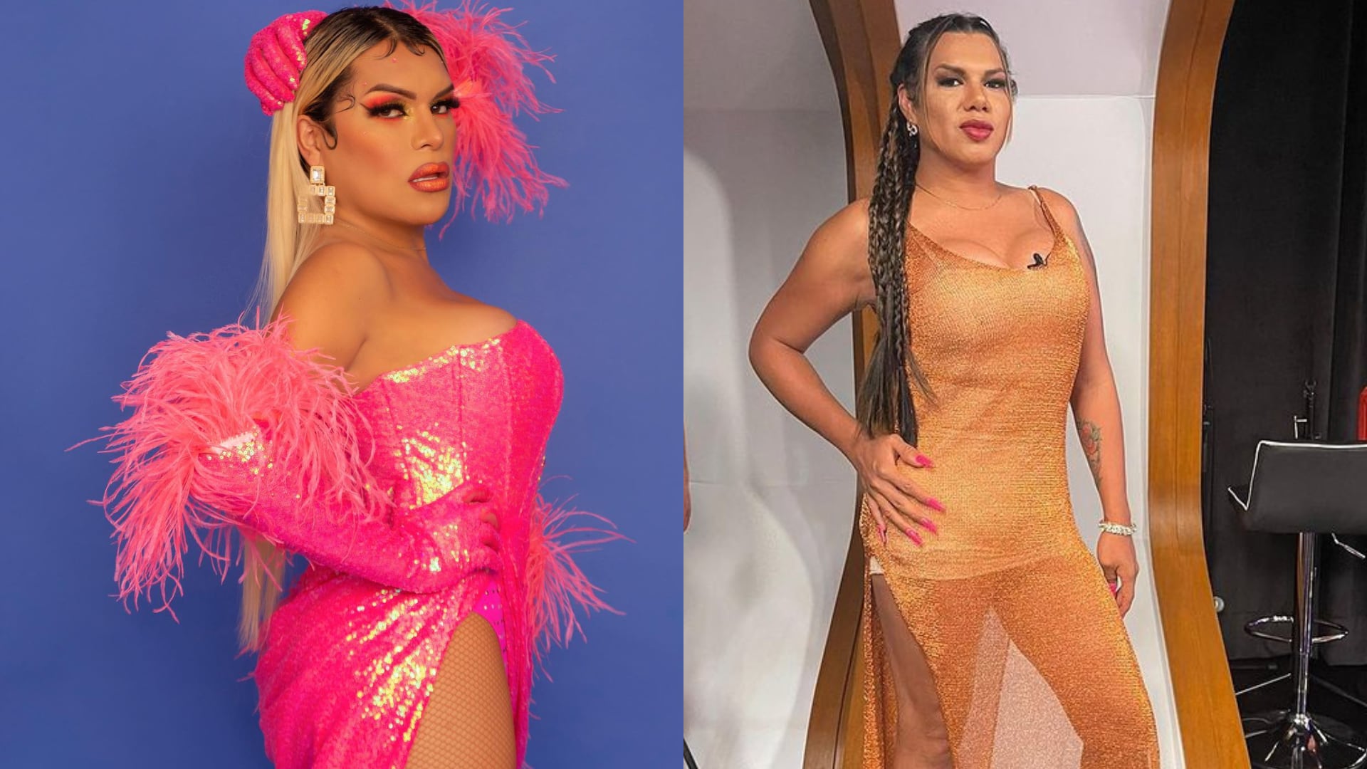 Kimberly 'La más preciosa' y Wendy Guevara.