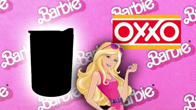 Termo de Barbie en Oxxo