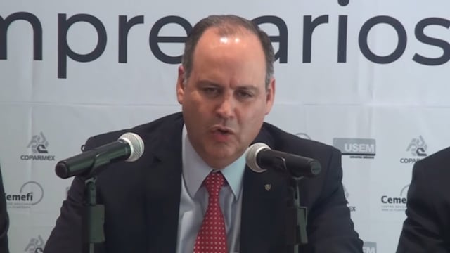 Gustavo de Hoyos, presidente de Coparmex
