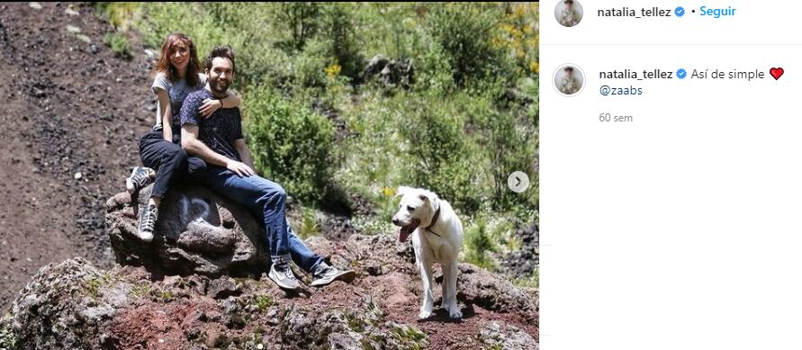 Natalia Téllez anunció su noviazgo con Antonio Zabala.