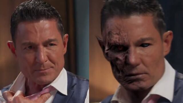 Fernando Colunga actuando en El Maleficio.