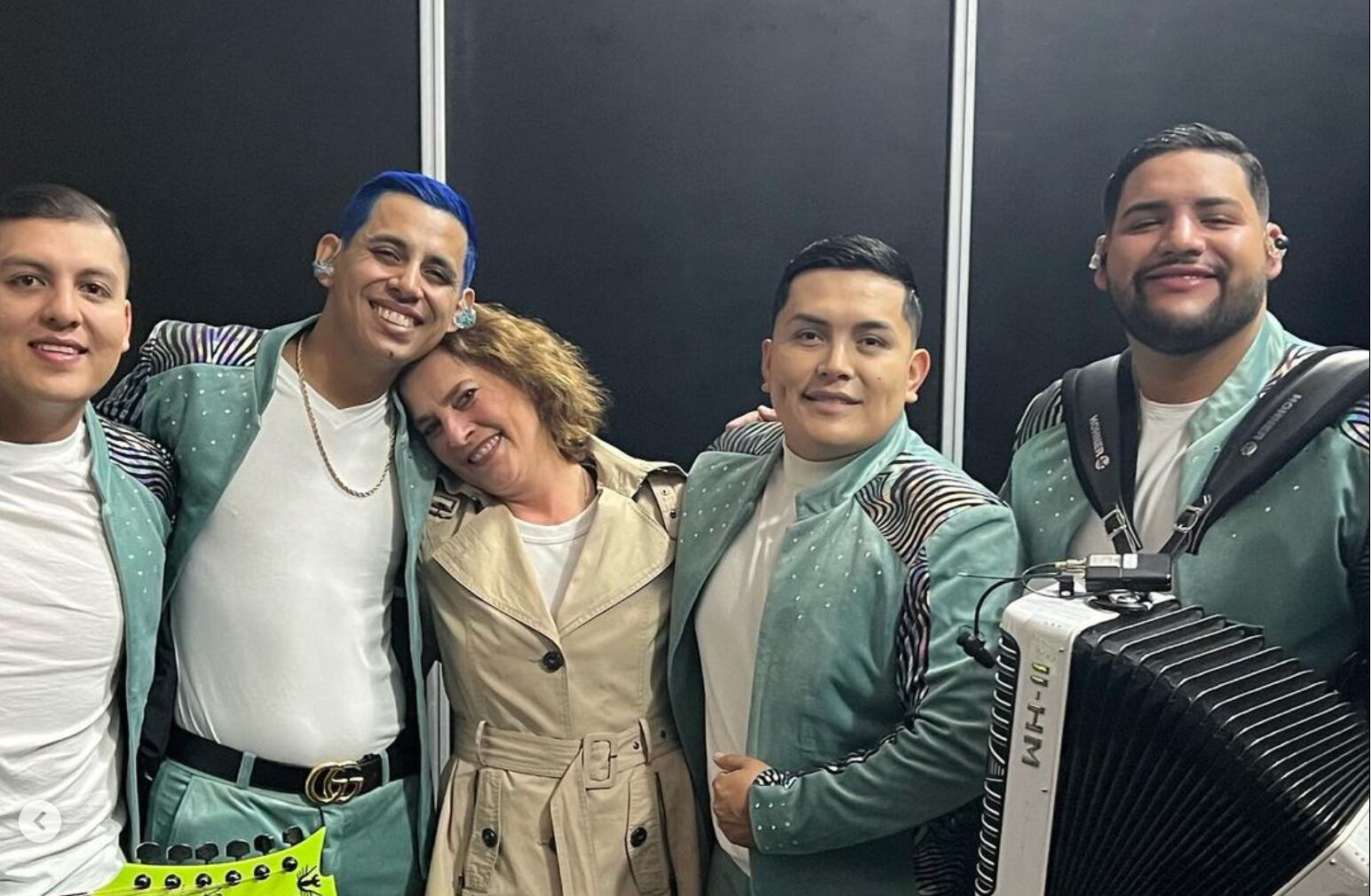 Beatriz Gutiérrez es fan de Grupo Firme: la pasó increíble con Eduin Caz y su esposa Daisy Anahy (FOTOS)