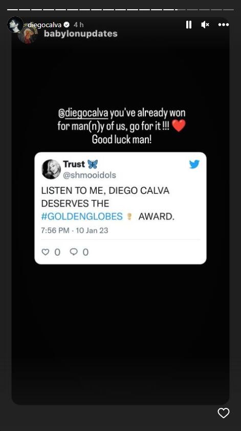 Diego Boneta ya se siente ganador de los Globos de Oro 2023