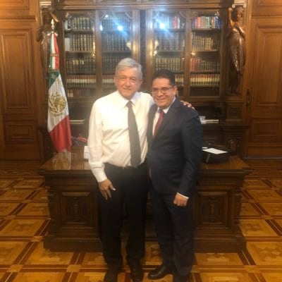 Rabindranath Salazar Solorio y AMLO