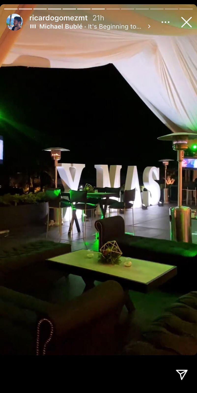 Canelo fiesta de Navidad (Foto: Instagram)