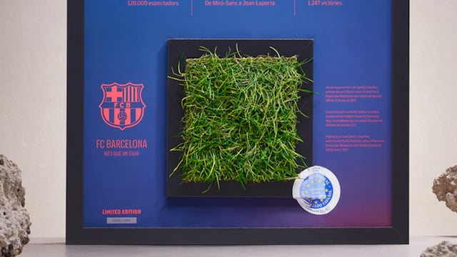 FC Barcelona vende el pasto del Camp Nou