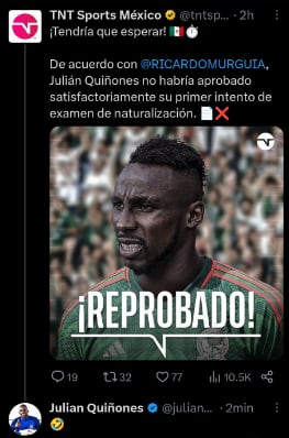 Julián Quiñones responde
