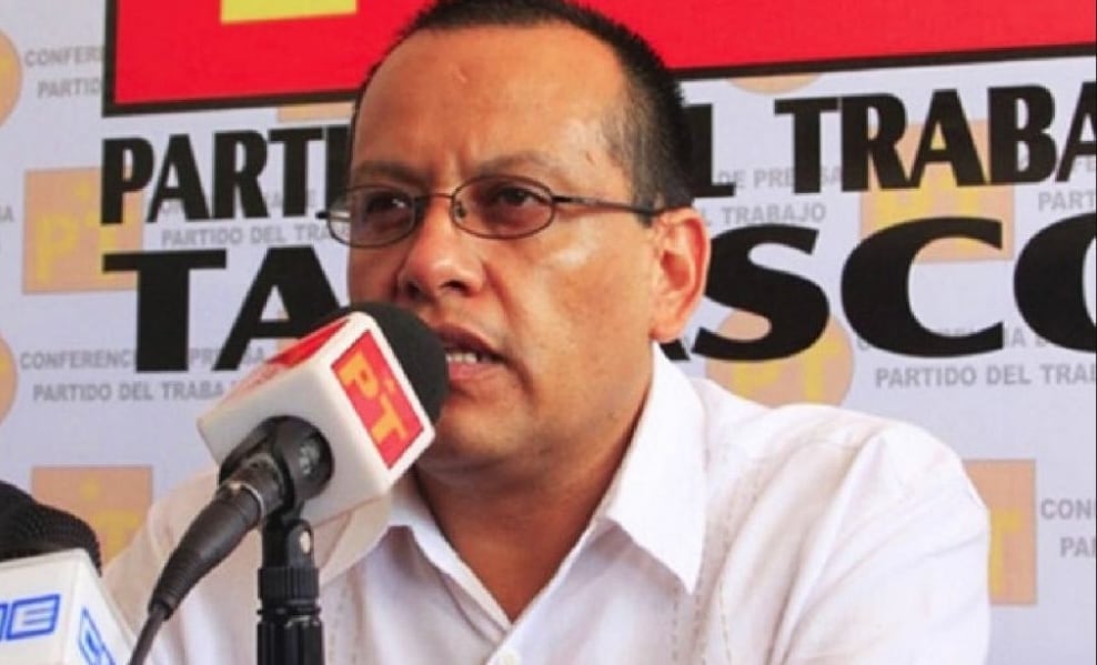 Martín Palacios Calderón, diputado y comisionado político del PT en Tabasco