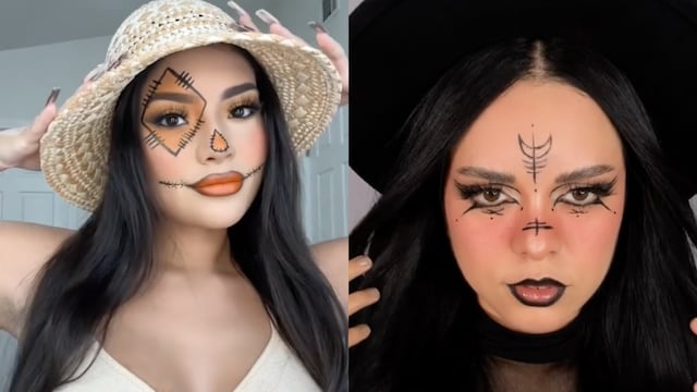 6 ideas de maquillaje de Hallowen para mujer, que son sencillos pero bonitos.