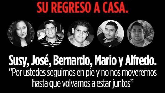 5 jóvenes desaparecidos en Tierra Blanca