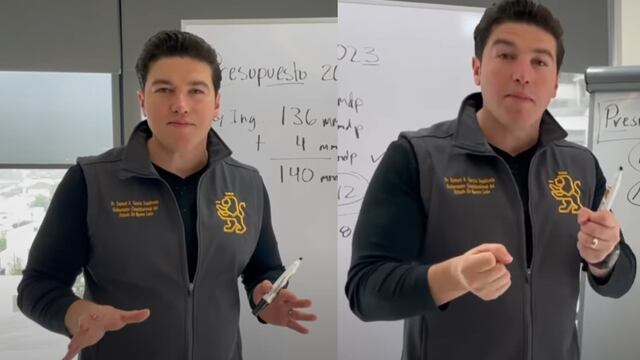 Samuel García pelea presupuesto 2023 de NL contra 'rateros' del PRIAN