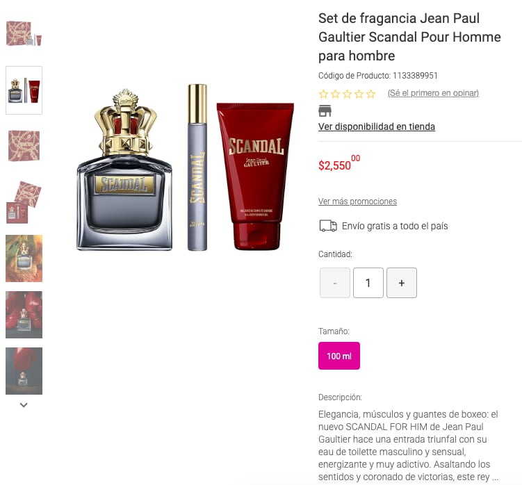 Scandal, el perfume para hombre de Jean Paul Gautier