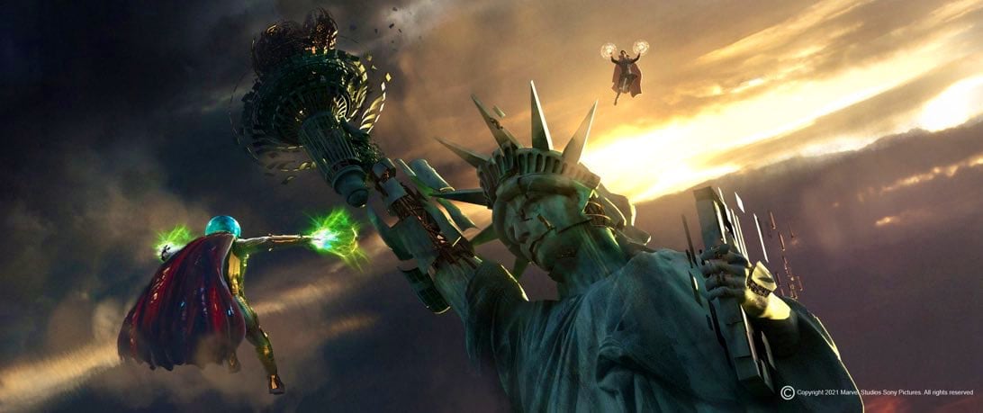‘Spider-Man: No Way Home’: Arte conceptual de Mysterio y Doctor Strange