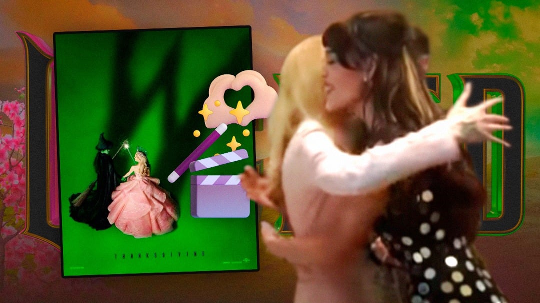 Danna Paola al fin conoció a Ariana Grande y hasta abrazo hubo en la premier de Wicked en México
