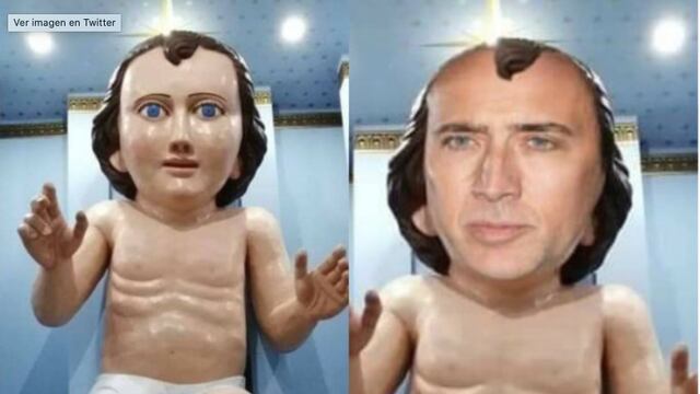 Niño Dios, ¿inspirado en Nicolas Cage?