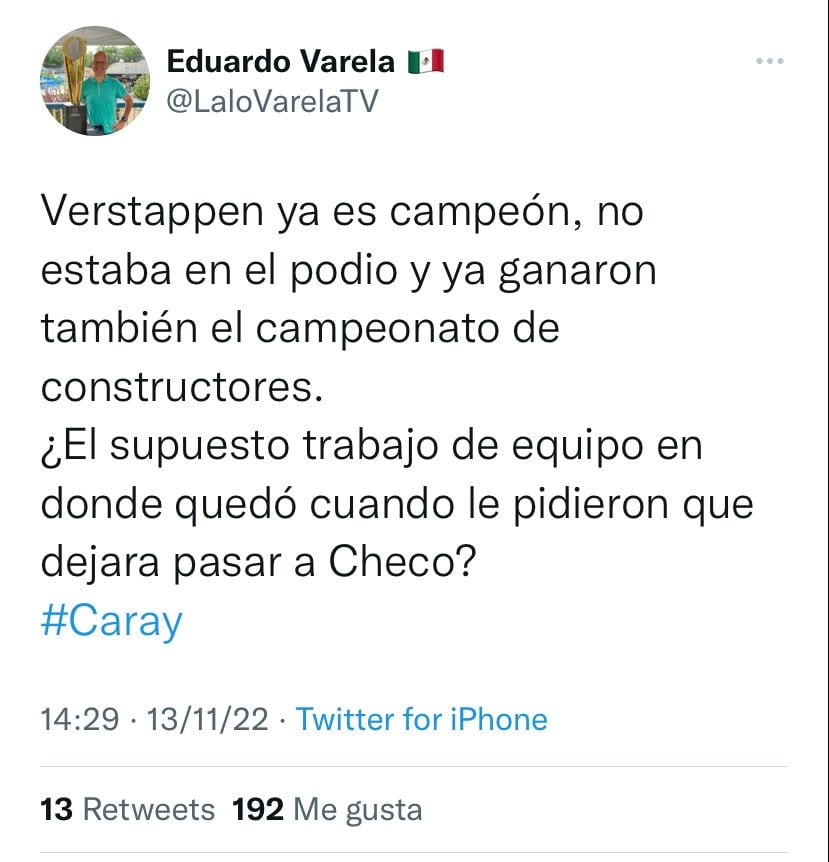 Fans Checo Pérez.