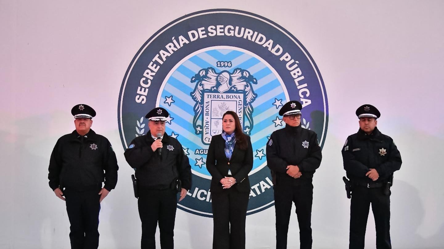 Tere Jiménez anuncia aumento salarial a policías en Aguascalientes