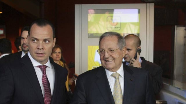 Olegario Vázquez Aldir y Olegario Vázquez Raña