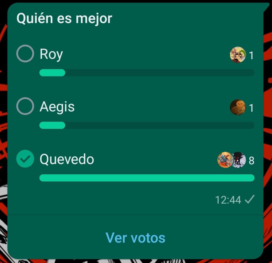 Encuesta de WhatsApp
