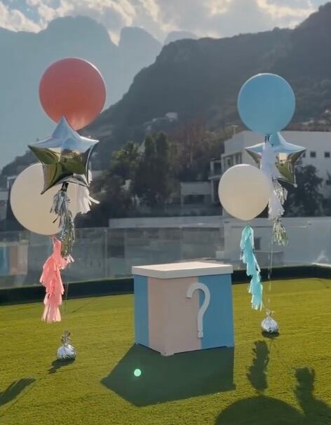 Gender reveal de Mariana Rodríguez y Samuel García