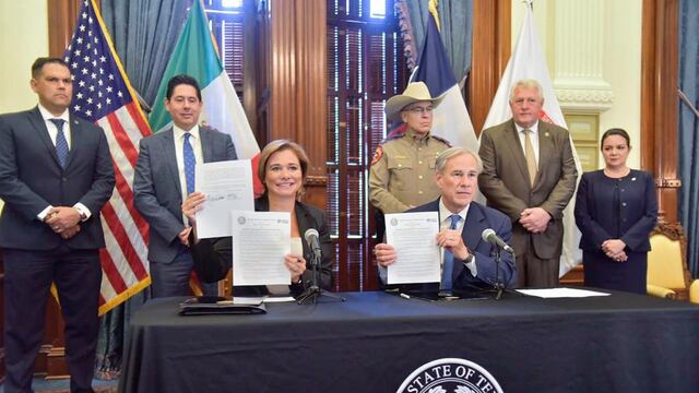 Maru Campos se reunió con Greg Abbott para tratar tema de seguridad fronteriza