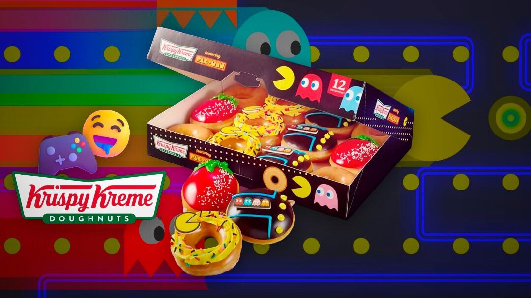Donas Krispy Kreme colaboración de Pacman: Precio y cómo conseguirla en México