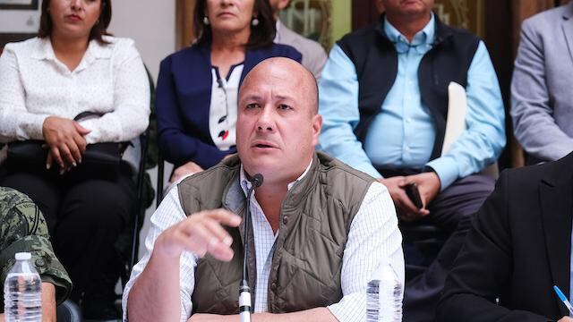 El gobernador Enrique Alfaro.