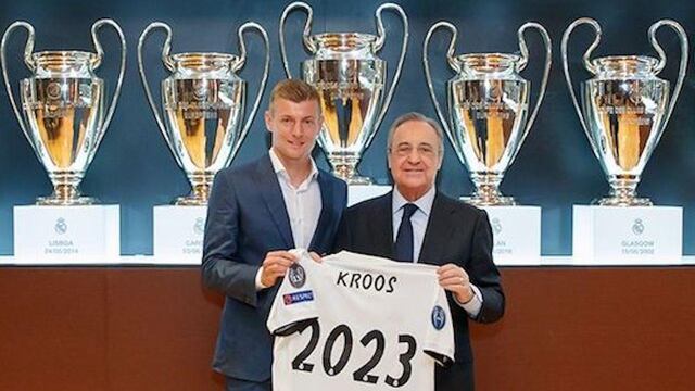 Kroos es jugador del Real Madrid desde la temporada 2014-15
