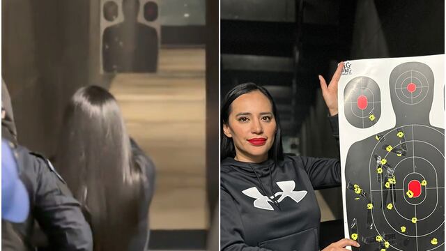 Sandra Cuevas entrena sus disparos rumbo a la SSC-CDMX