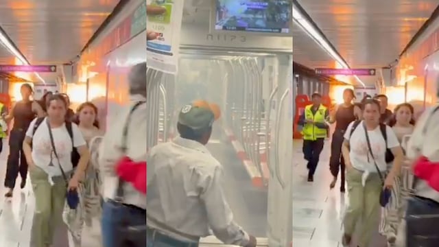 Flamazo en estación Salto del Agua del Metro CDMX