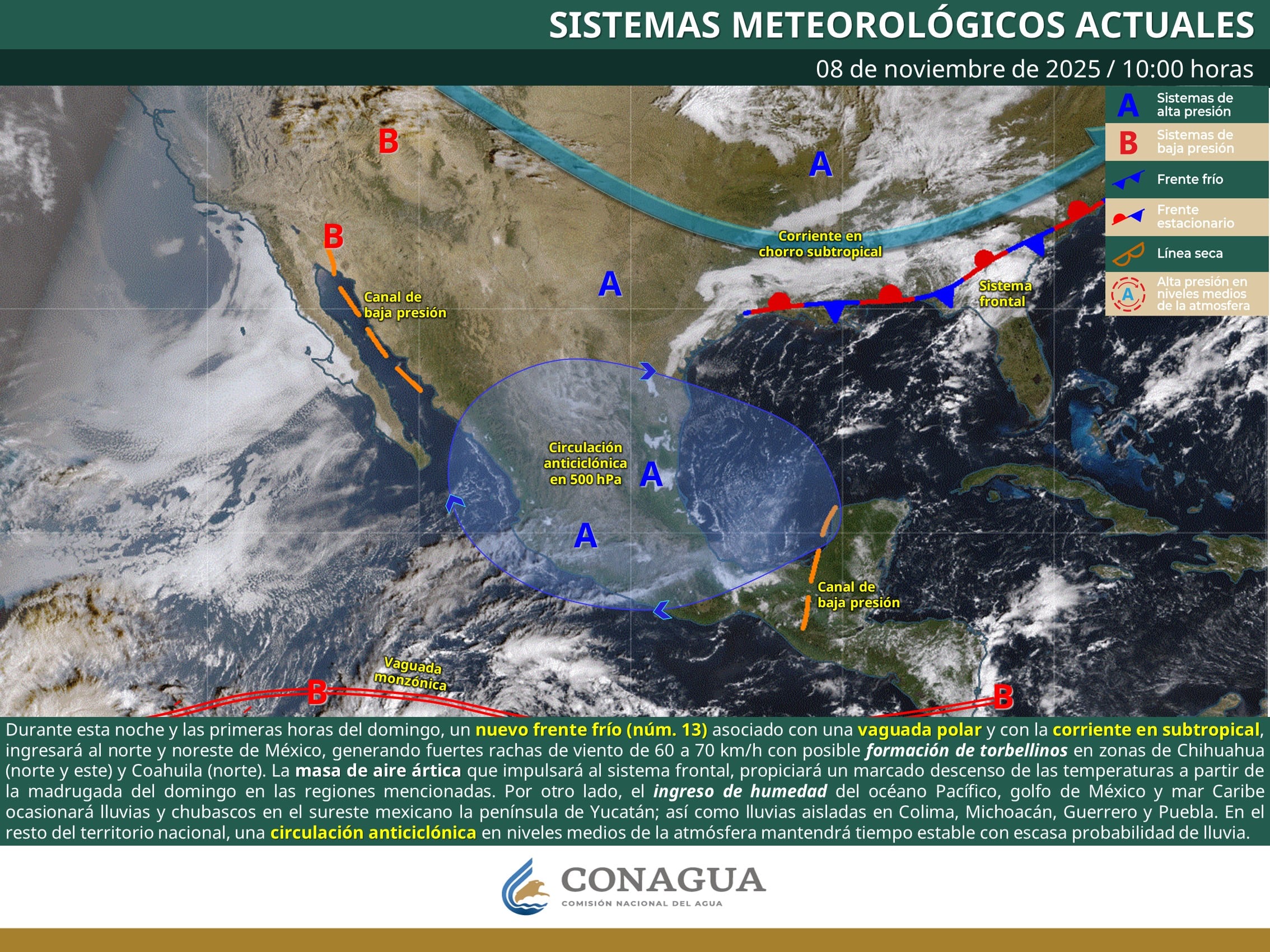 Frente Frío 13 levanta alertas por bajas temperaturas