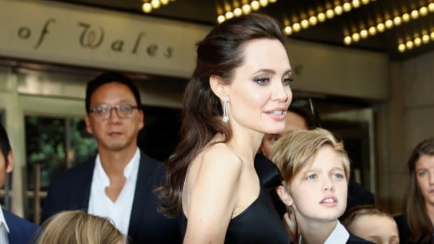 Angelina Jolie junto a su hija Shiloh