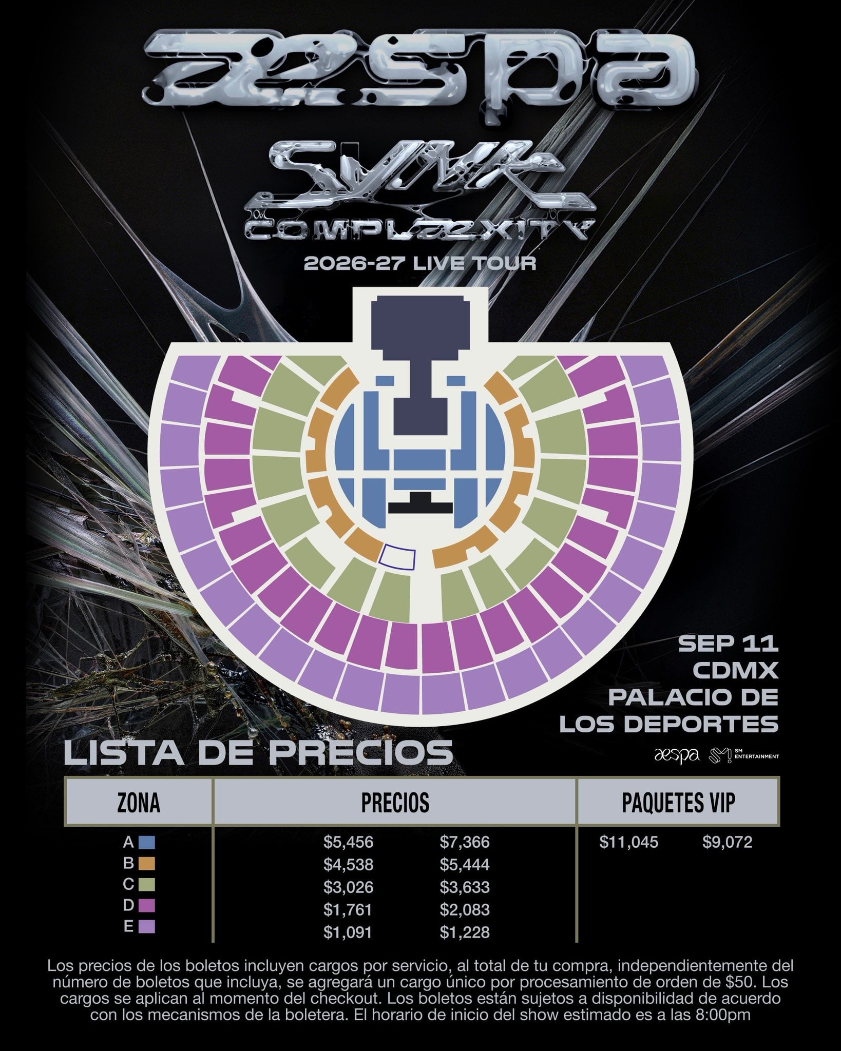Paquetes VIP de Aespa en México: precios y qué incluyen