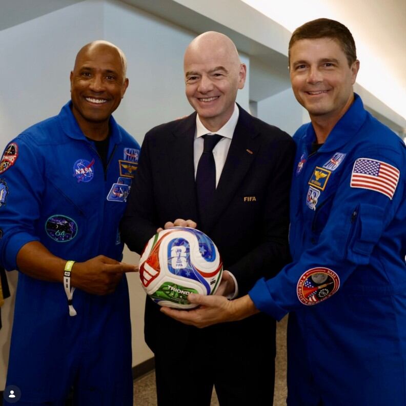 Tripulación de Artemis II en el Mundial 2026