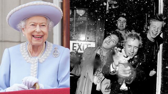 Reina Isabel II y Sex Pistols.
