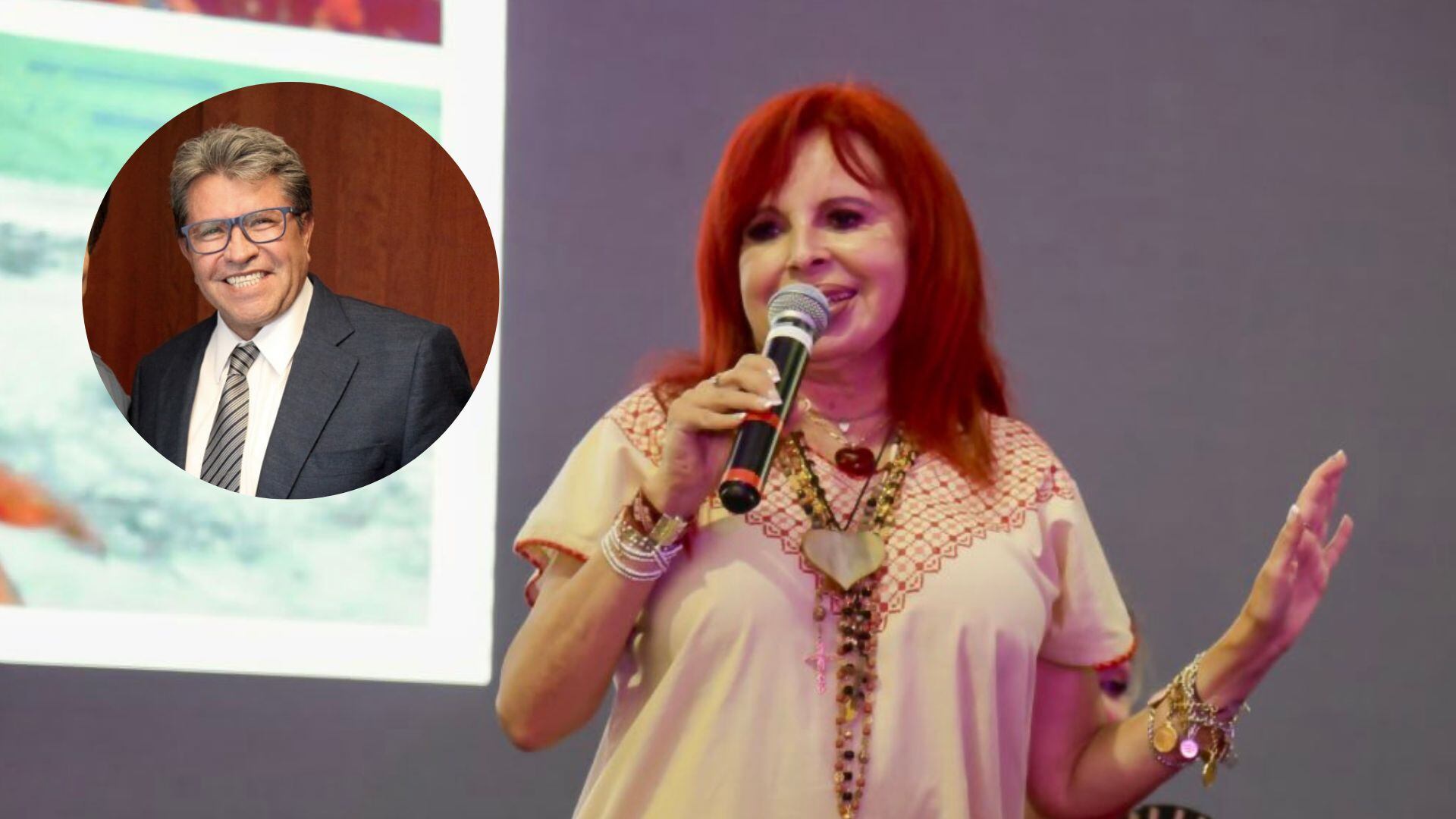 Layda Sansores y Ricardo Monreal