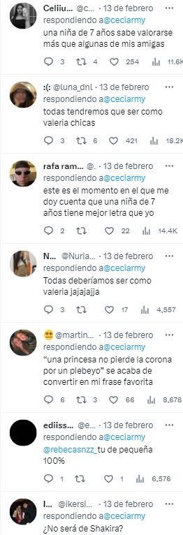 Reacciones a la niña 7 años que escribió para su novio que no la valora