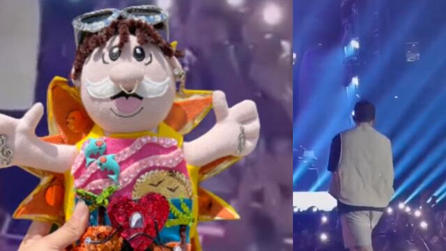 Le arrojan peluche del Dr. Simi a Bad Bunny y lo ignora